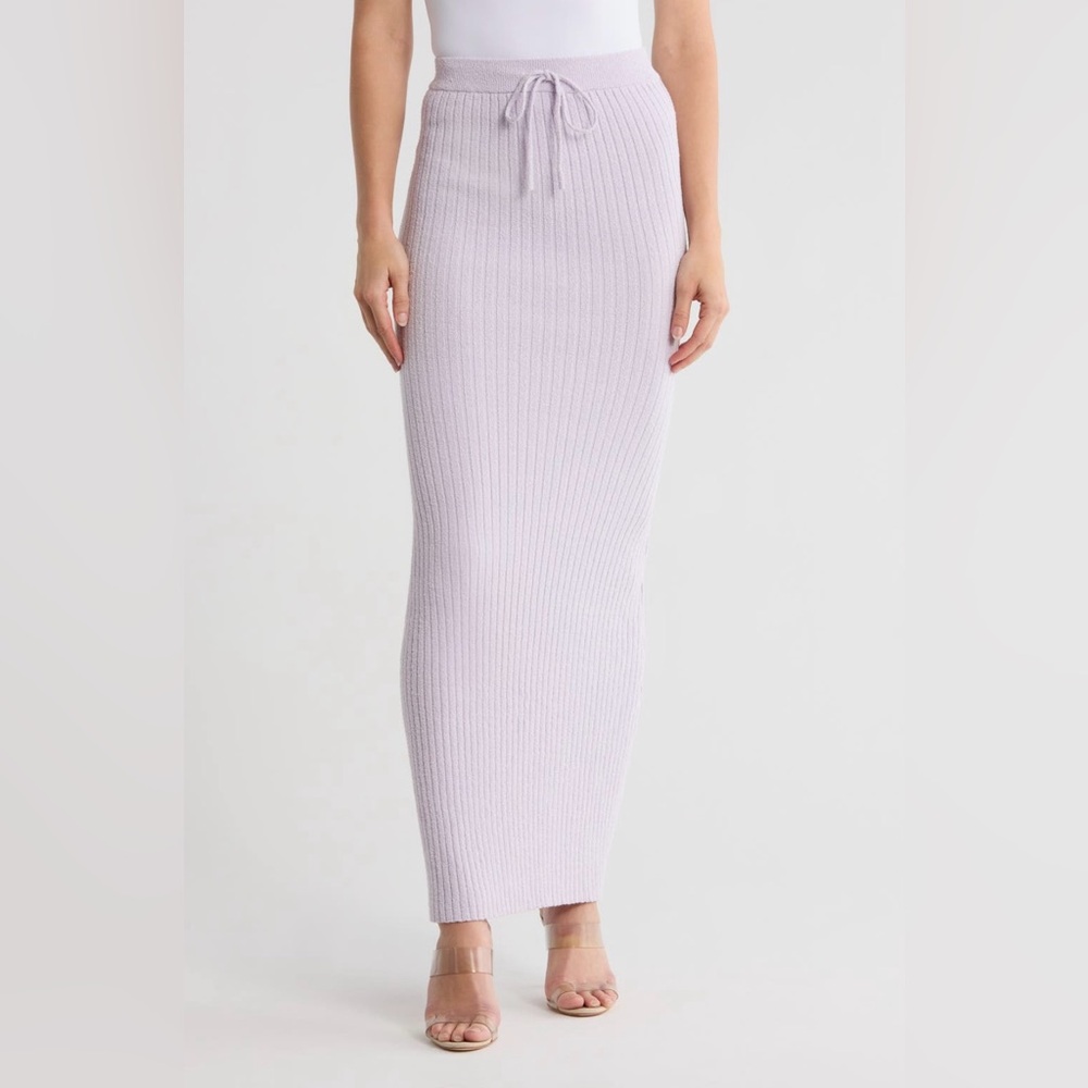 Good American Ribbed Terry Skirt